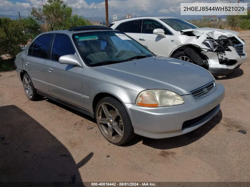 2HGEJ8544WH521029 1998 Honda Civic Ex