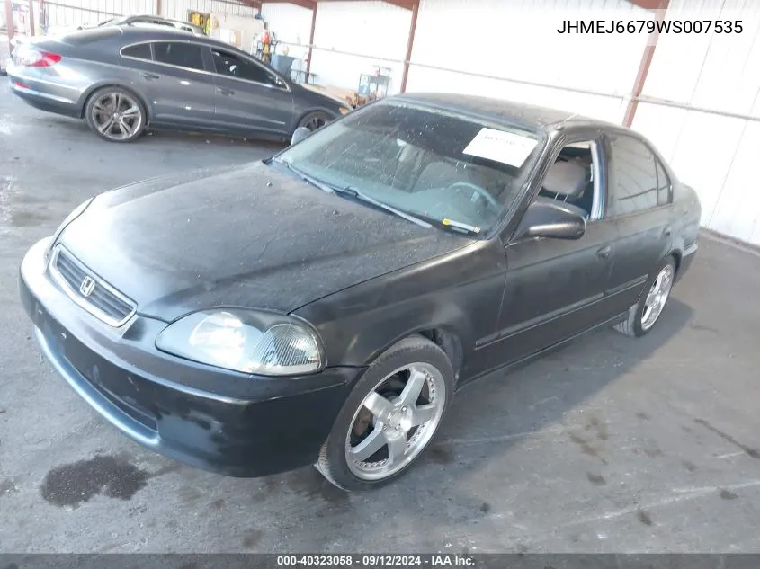 JHMEJ6679WS007535 1998 Honda Civic Lx