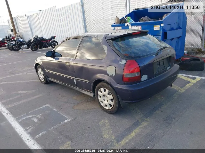 2HGEJ6446XH111050 1999 Honda Civic Dx