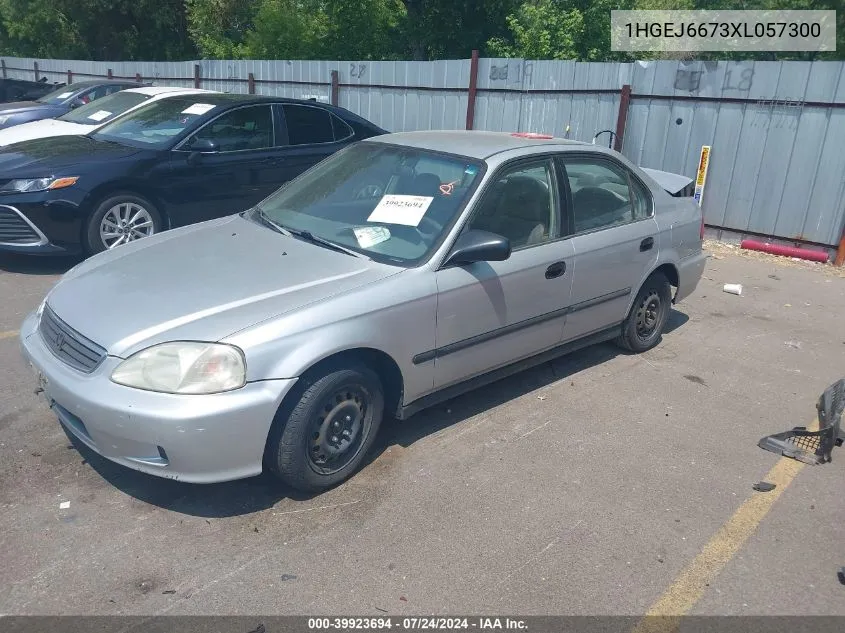 1999 Honda Civic Lx VIN: 1HGEJ6673XL057300 Lot: 39923694