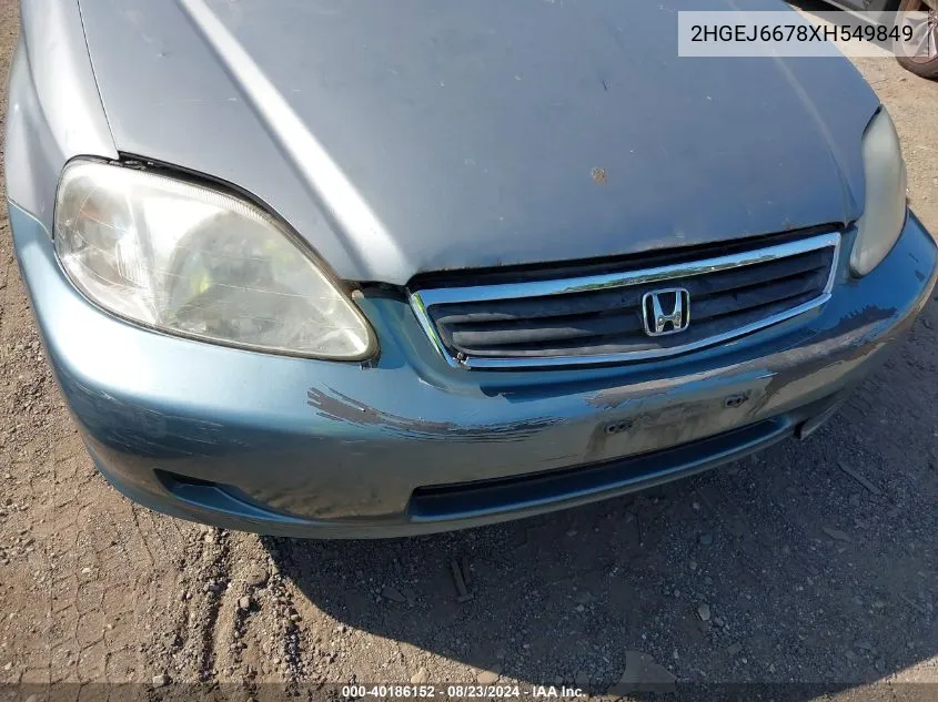 2HGEJ6678XH549849 1999 Honda Civic Lx