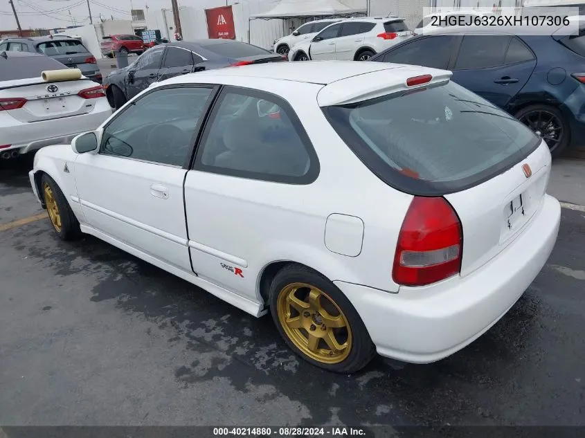 1999 Honda Civic Cx VIN: 2HGEJ6326XH107306 Lot: 40214880