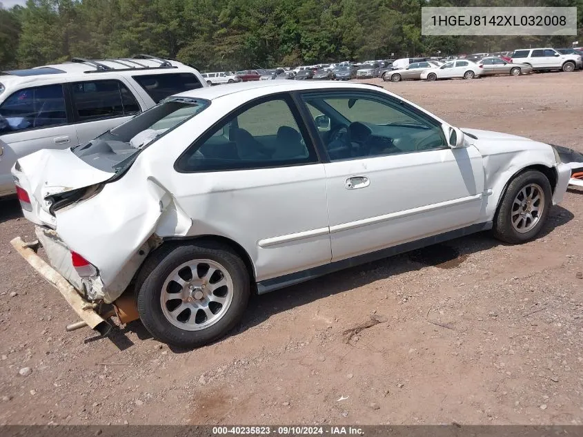 1HGEJ8142XL032008 1999 Honda Civic Ex