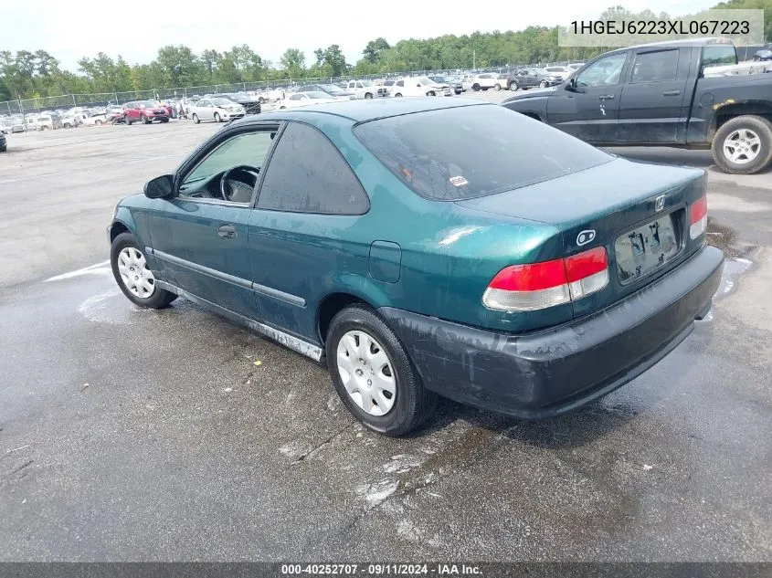 1HGEJ6223XL067223 1999 Honda Civic Dx