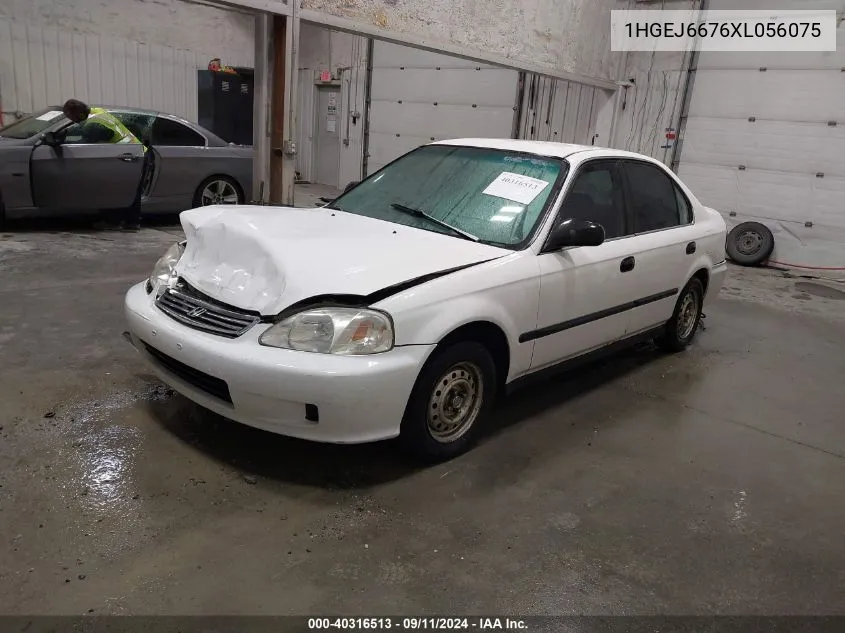 1999 Honda Civic Lx VIN: 1HGEJ6676XL056075 Lot: 40316513