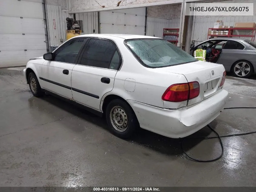 1999 Honda Civic Lx VIN: 1HGEJ6676XL056075 Lot: 40316513