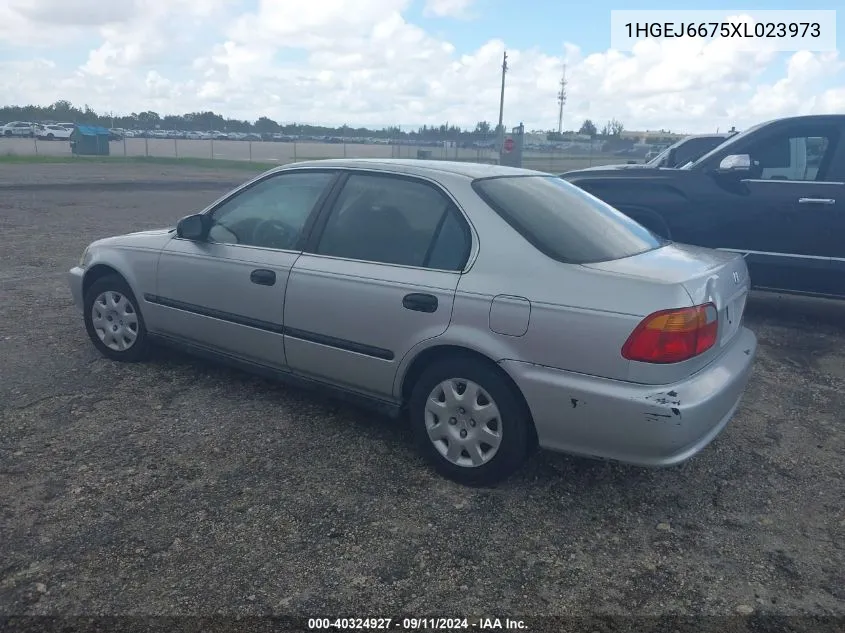 1999 Honda Civic Lx VIN: 1HGEJ6675XL023973 Lot: 40324927