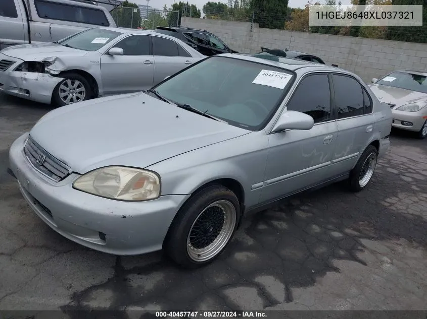 1HGEJ8648XL037321 1999 Honda Civic Ex