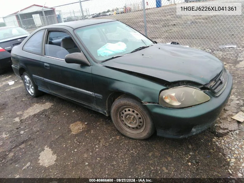 1999 Honda Civic Dx VIN: 1HGEJ6226XL041361 Lot: 40466400