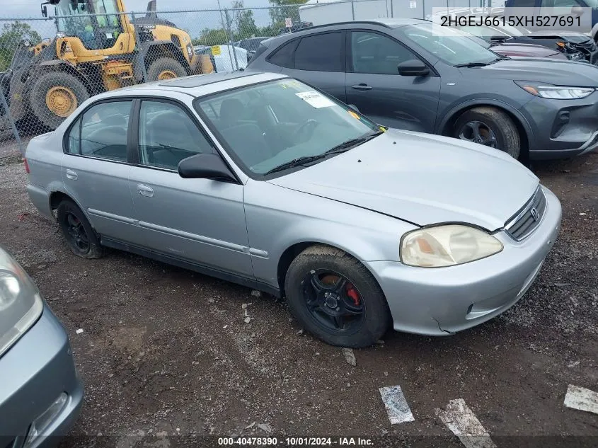 1999 Honda Civic Value Package VIN: 2HGEJ6615XH527691 Lot: 40478390