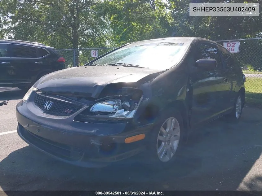 SHHEP33563U402409 2003 Honda Civic Si