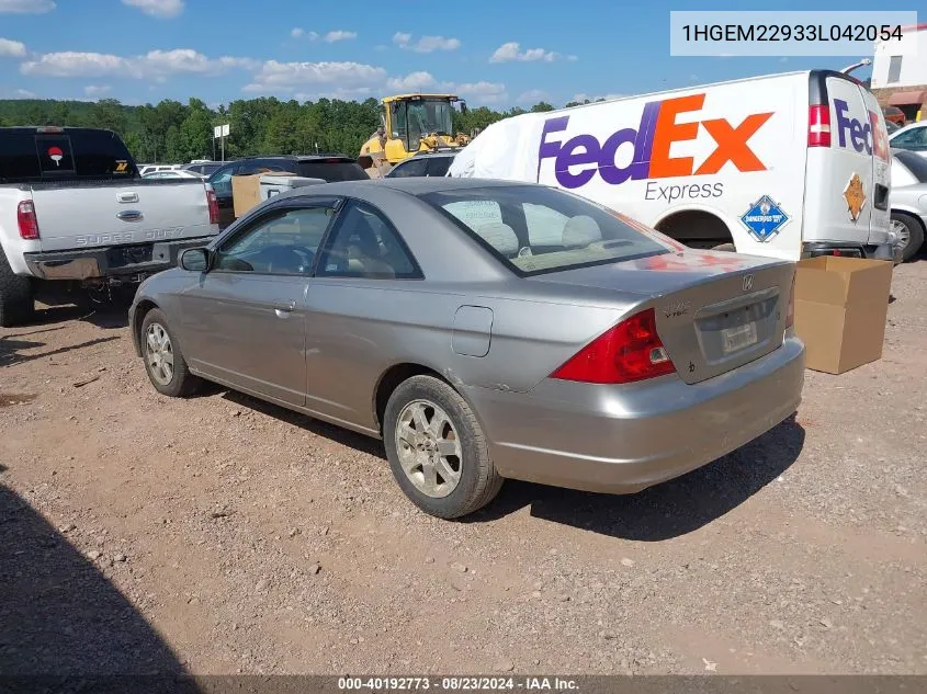 2003 Honda Civic Ex VIN: 1HGEM22933L042054 Lot: 40192773