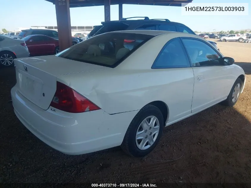 1HGEM22573L003903 2003 Honda Civic Lx