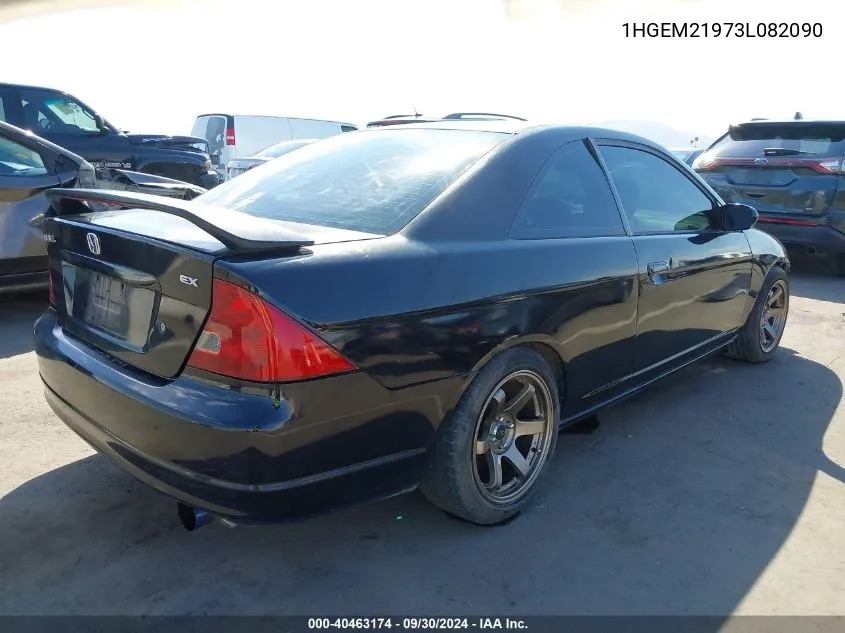 1HGEM21973L082090 2003 Honda Civic Ex