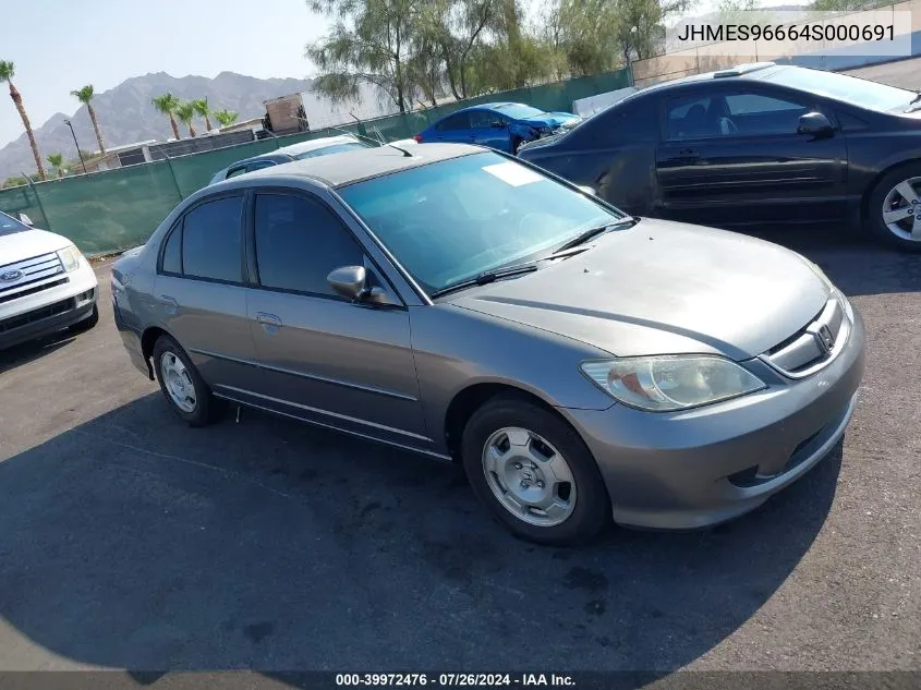 JHMES96664S000691 2004 Honda Civic Hybrid