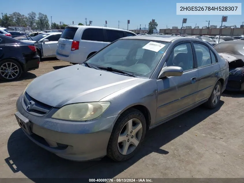 2HGES26784H528307 2004 Honda Civic Ex