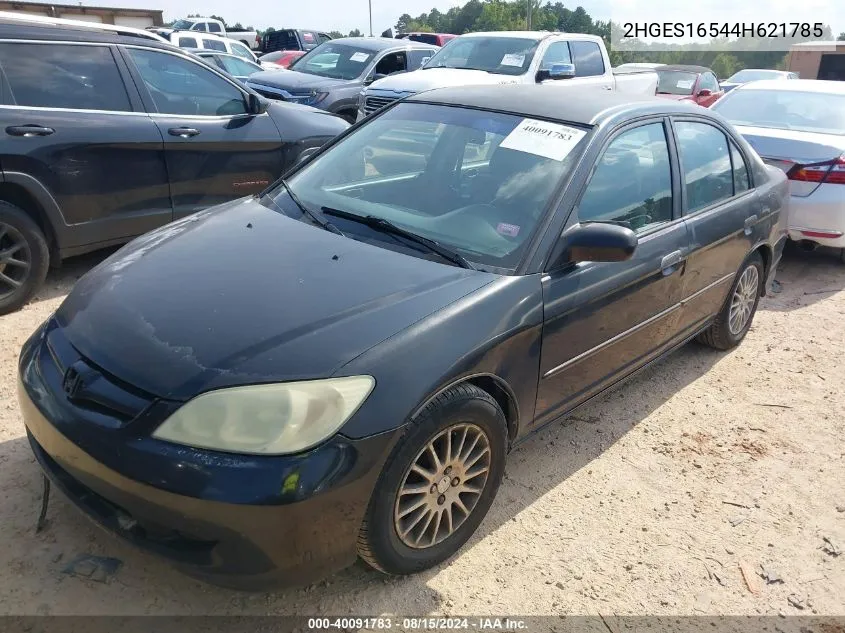 2HGES16544H621785 2004 Honda Civic Lx