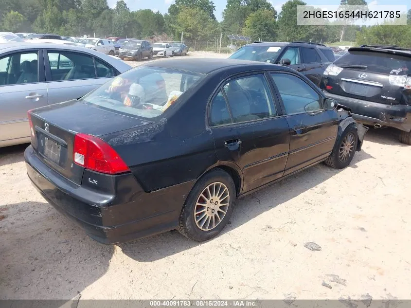 2HGES16544H621785 2004 Honda Civic Lx