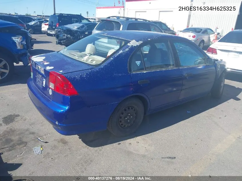 2HGES16334H625325 2004 Honda Civic Vp