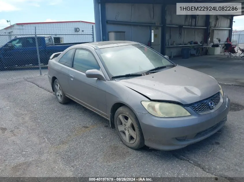 1HGEM22924L082286 2004 Honda Civic Ex