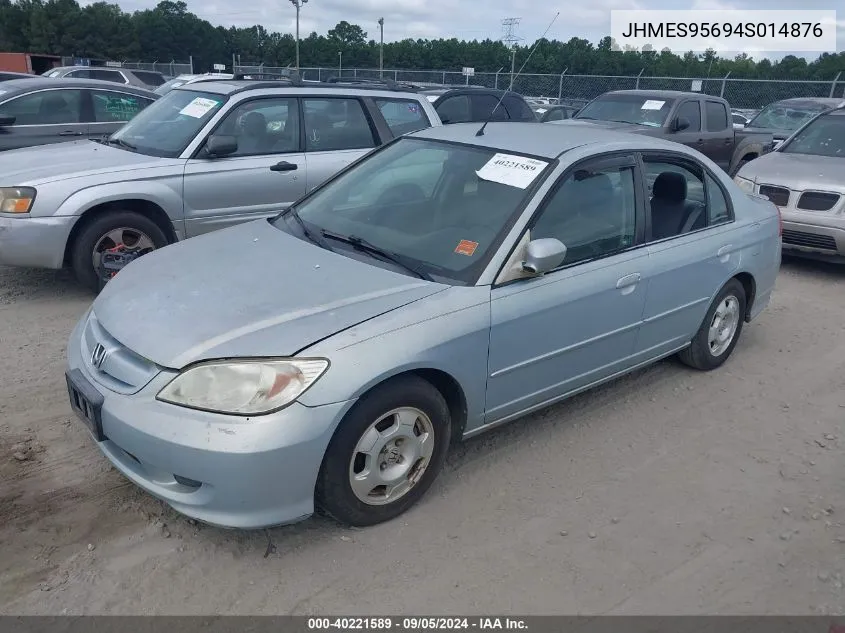 JHMES95694S014876 2004 Honda Civic Hybrid