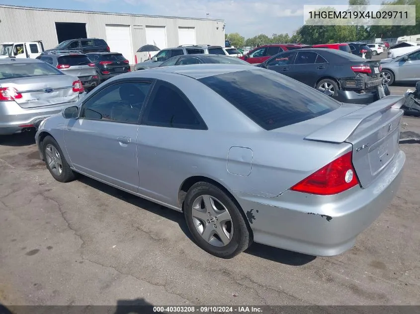 1HGEM219X4L029711 2004 Honda Civic Ex