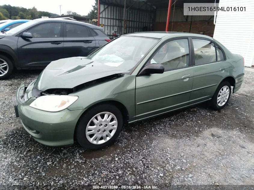 1HGES16594L016101 2004 Honda Civic Lx