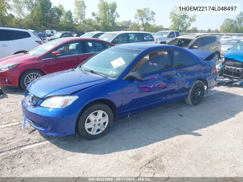 1HGEM22174L048497 2004 Honda Civic Vp