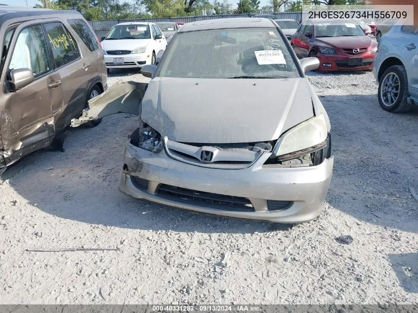 2HGES26734H556709 2004 Honda Civic Ex