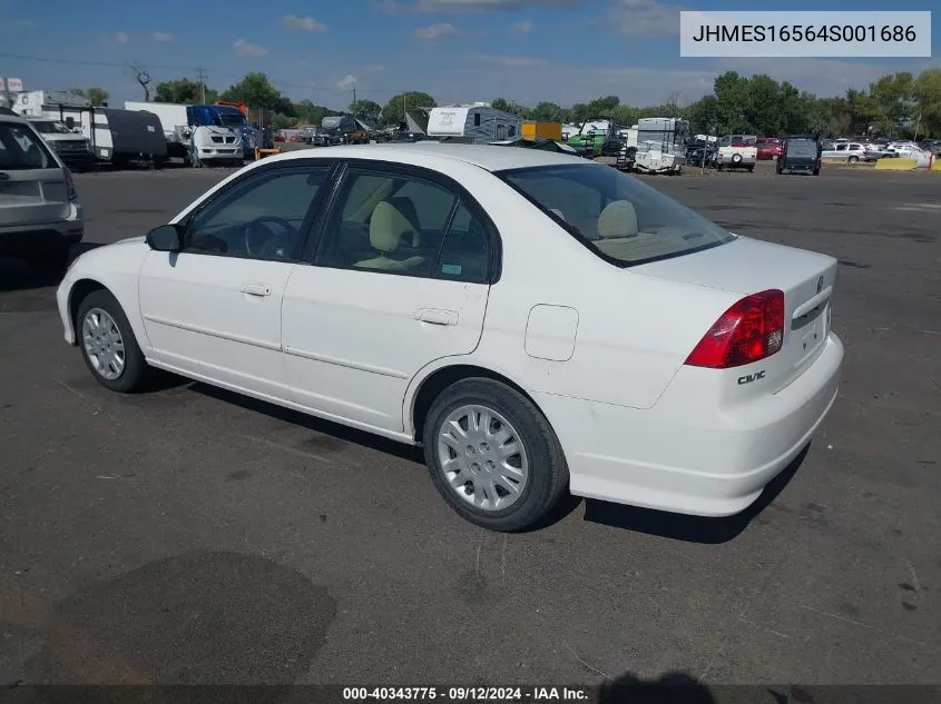 JHMES16564S001686 2004 Honda Civic Lx