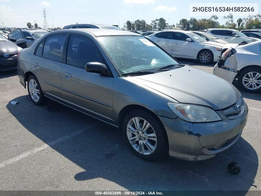 2HGES16534H582266 2004 Honda Civic Lx