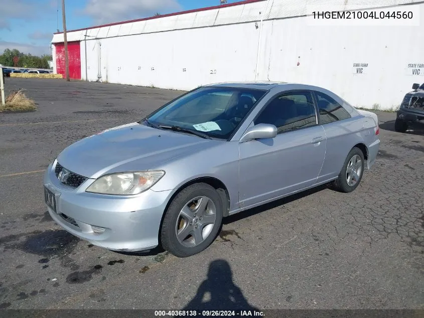 1HGEM21004L044560 2004 Honda Civic Ex