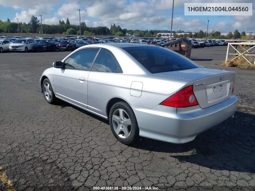 1HGEM21004L044560 2004 Honda Civic Ex