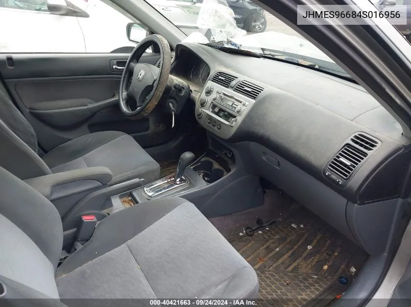 JHMES96684S016956 2004 Honda Civic Hybrid