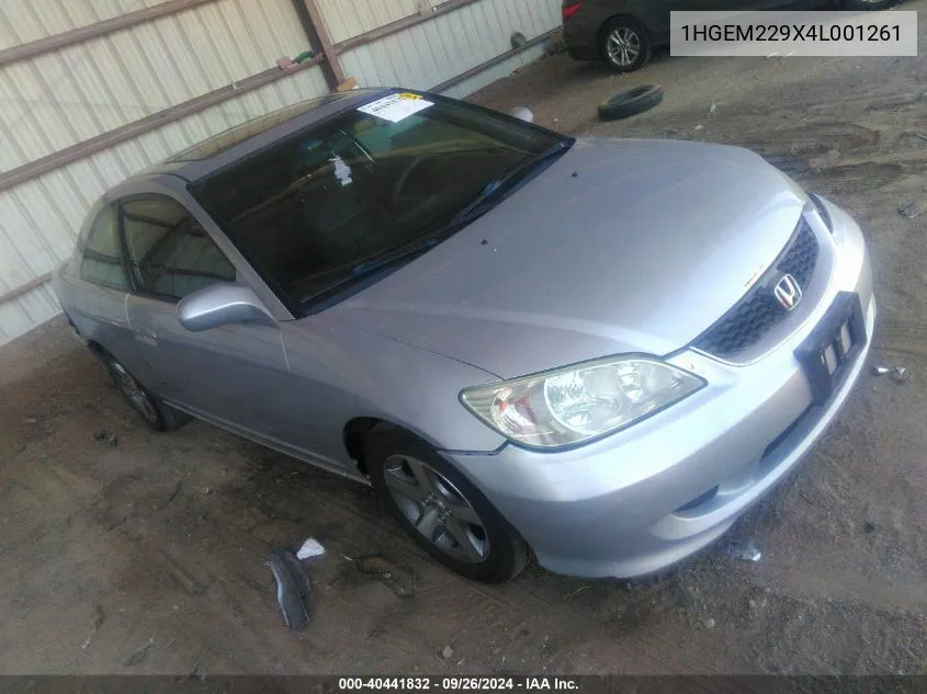 1HGEM229X4L001261 2004 Honda Civic Ex