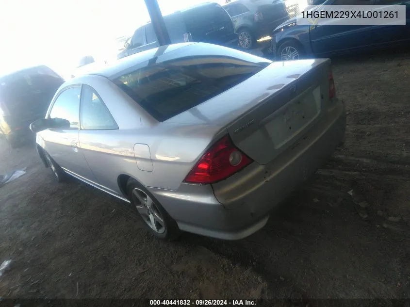 1HGEM229X4L001261 2004 Honda Civic Ex