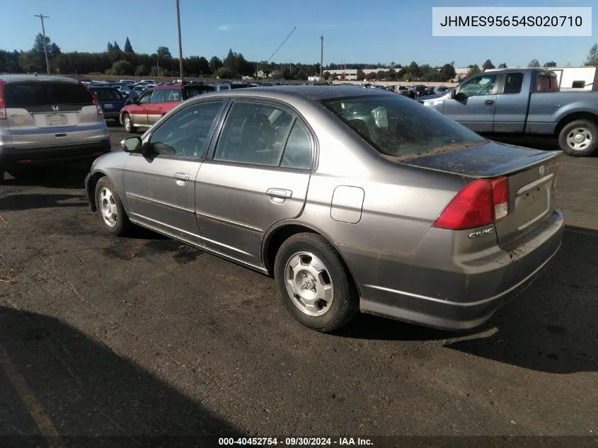 JHMES95654S020710 2004 Honda Civic Hybrid