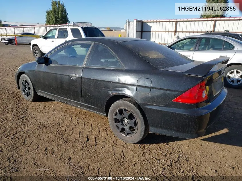 1HGEM21194L062855 2004 Honda Civic Vp