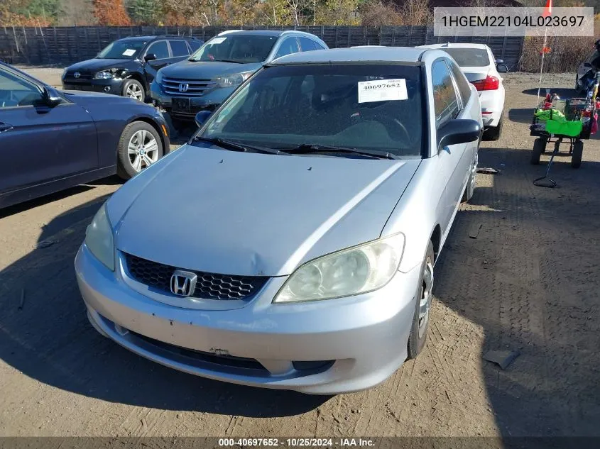 1HGEM22104L023697 2004 Honda Civic Vp