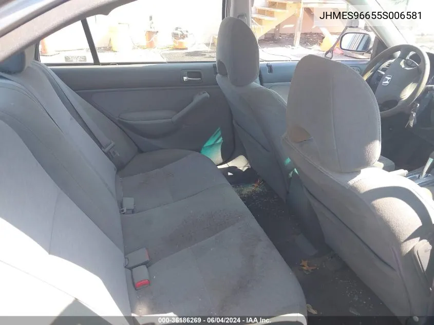 JHMES96655S006581 2005 Honda Civic Hybrid