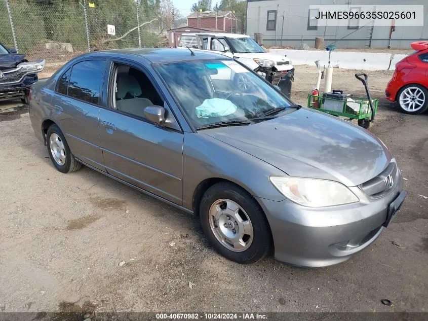 JHMES96635S025601 2005 Honda Civic Hybrid