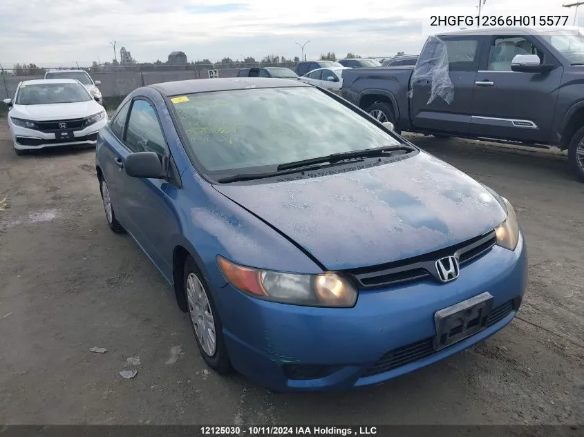 2HGFG12366H015577 2006 Honda Civic Cpe