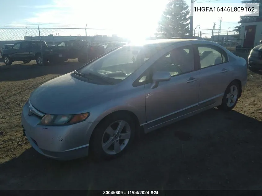 1HGFA16446L809162 2006 Honda Civic Lx