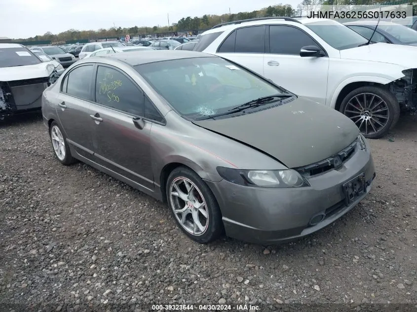 2006 Honda Civic Hybrid VIN: JHMFA36256S017633 Lot: 39323644