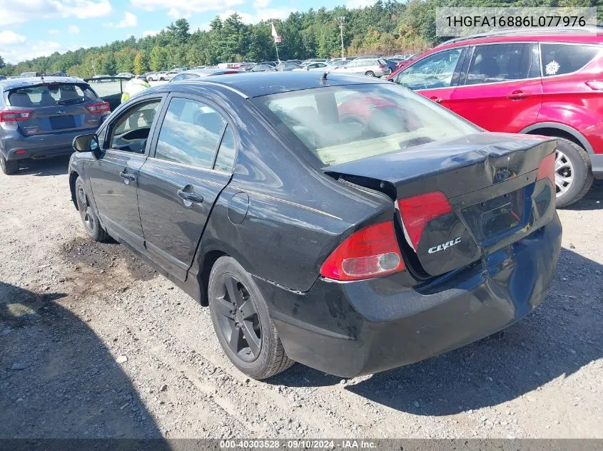 1HGFA16886L077976 2006 Honda Civic Ex