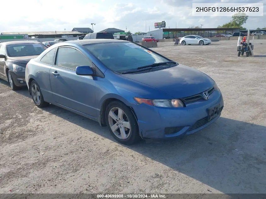 2006 Honda Civic Ex VIN: 2HGFG12866H537623 Lot: 40699908