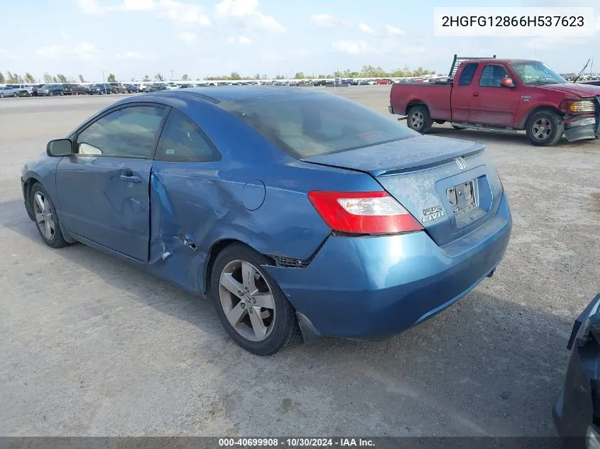 2006 Honda Civic Ex VIN: 2HGFG12866H537623 Lot: 40699908