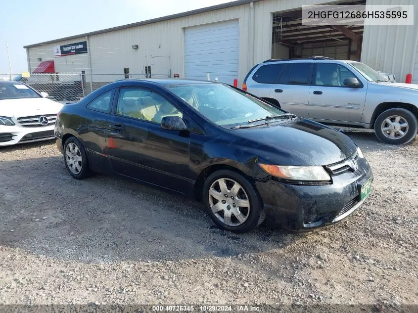 2HGFG12686H535595 2006 Honda Civic Lx