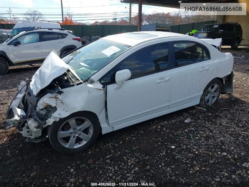 2006 Honda Civic Ex VIN: 1HGFA16866L056608 Lot: 40826825