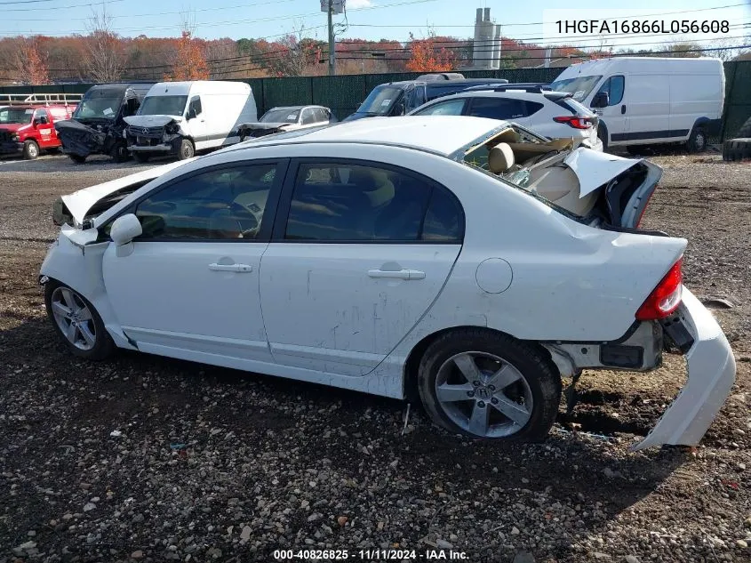 2006 Honda Civic Ex VIN: 1HGFA16866L056608 Lot: 40826825